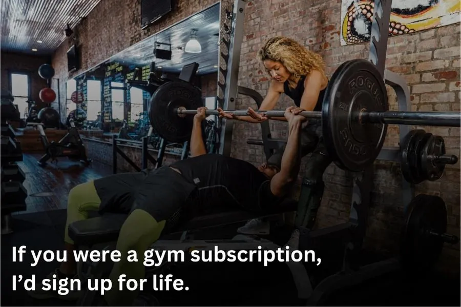 cute gym pickup lines