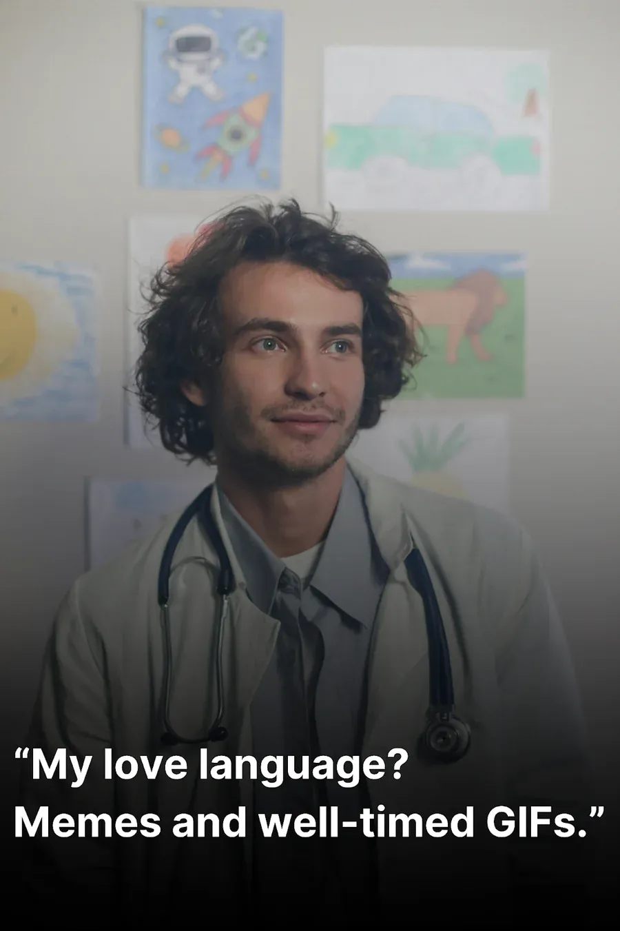 Attractive young doctor