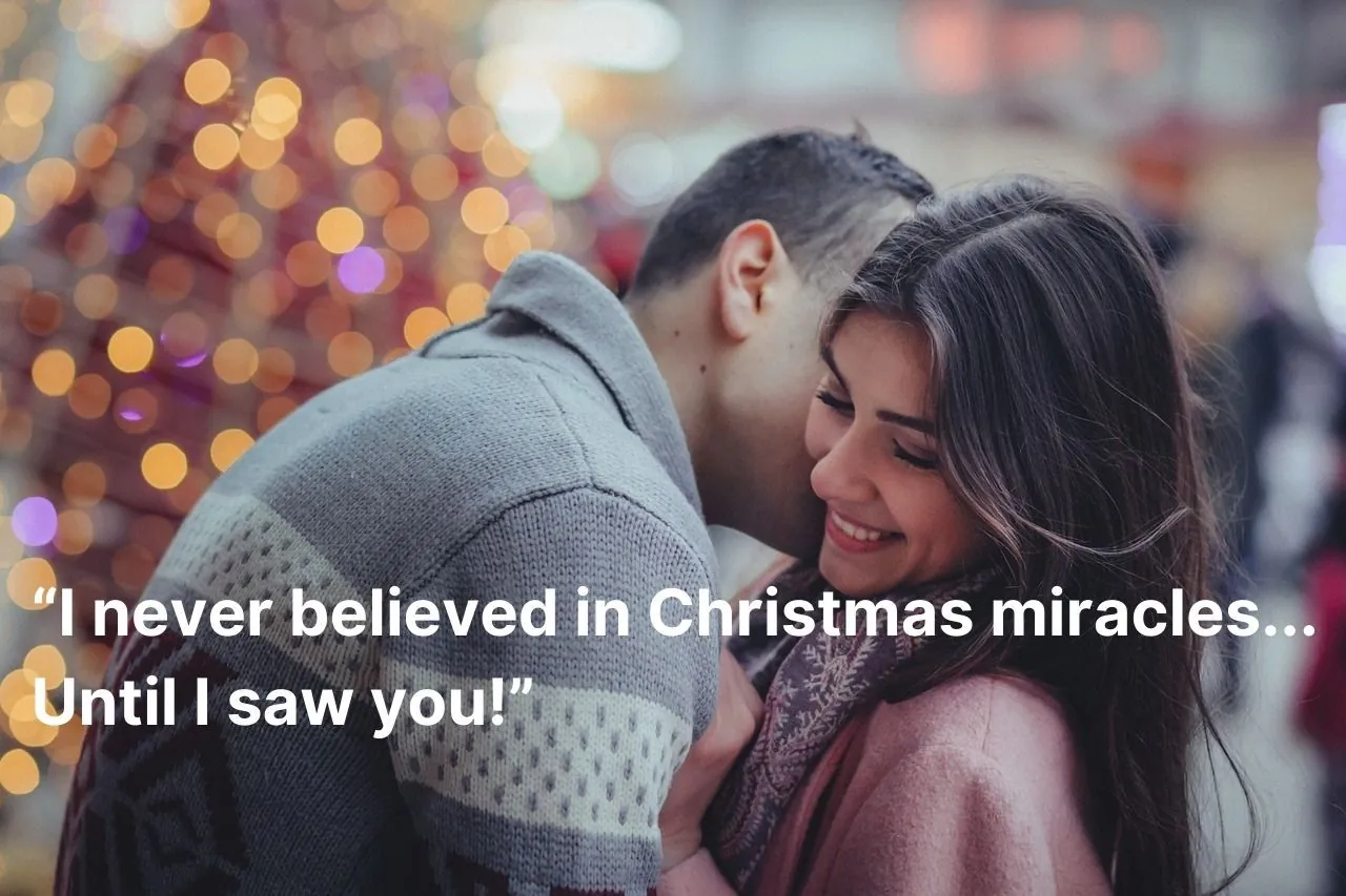 best christmas pickup lines